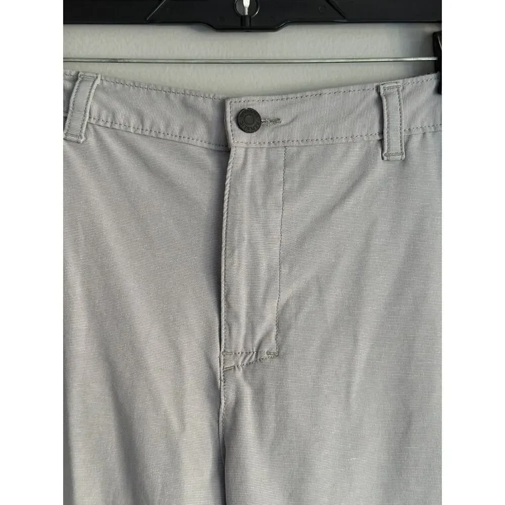 Banana Republic Shorts Size 38 Light Gray Chino Stretch Preppy Business Casual